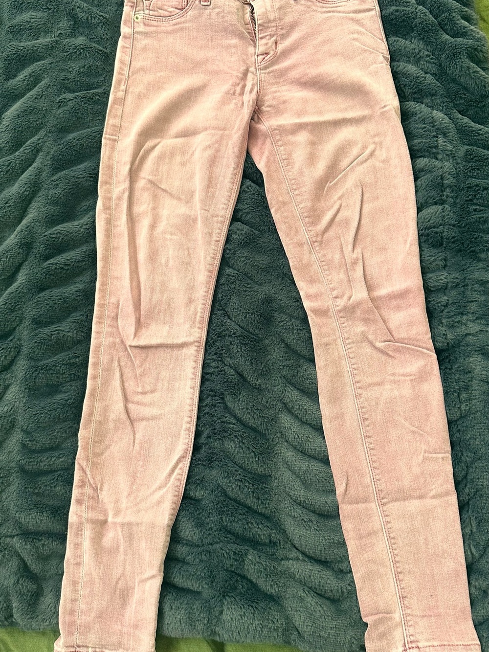Hudson Jeans Dusty Rose Skinny Denim